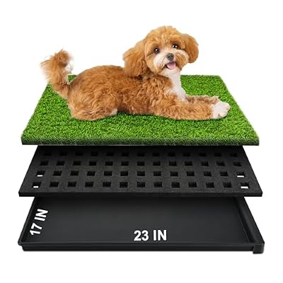 Grass Potty Pad with Tray